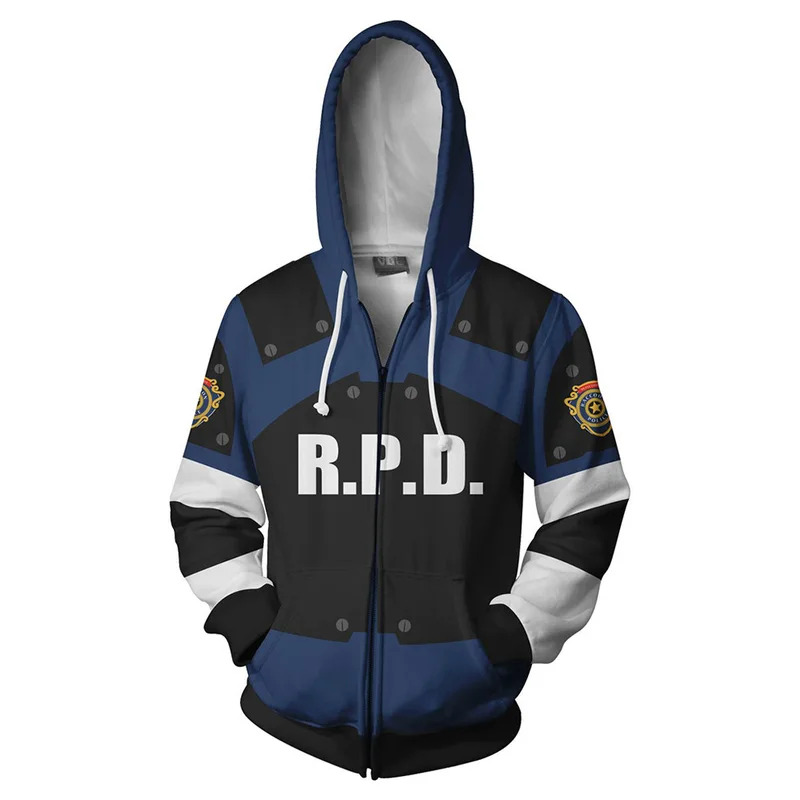 Streetwear Zipper - 2025 enen Movie Resident Evil Hoodies