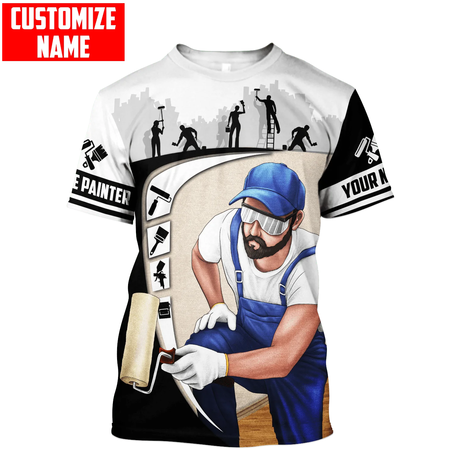 Personalized Name Painter 3D A - đánh giá và giá Streetwear Brand T Shirt