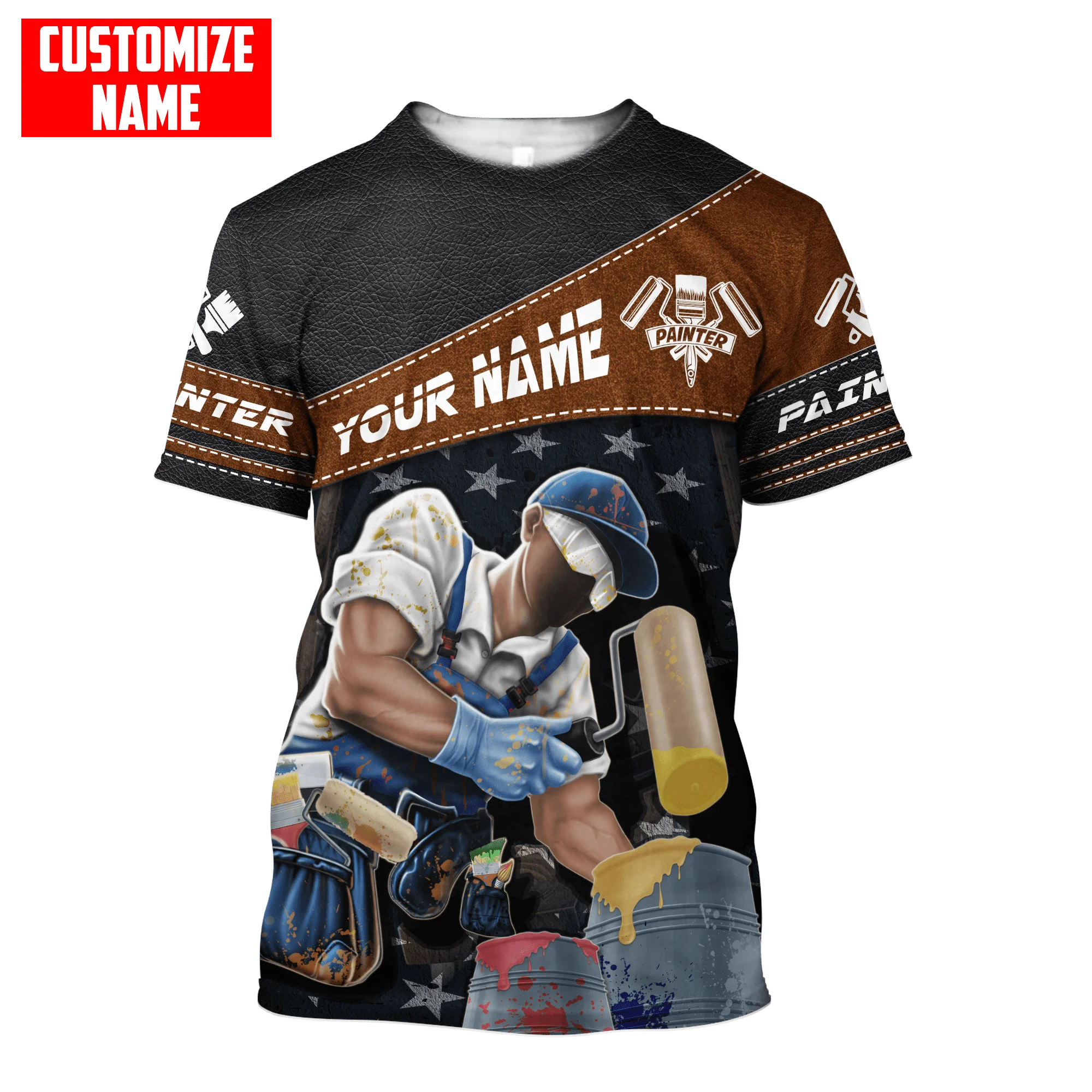 Personalized Name Painter 3D A - đánh giá và giá Streetwear Brand T Shirt