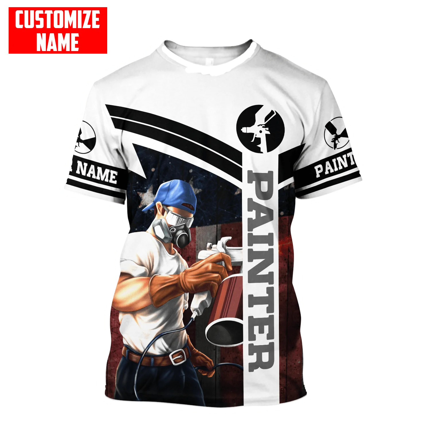 Personalized Name Painter 3D A - đánh giá và giá Streetwear Brand T Shirt