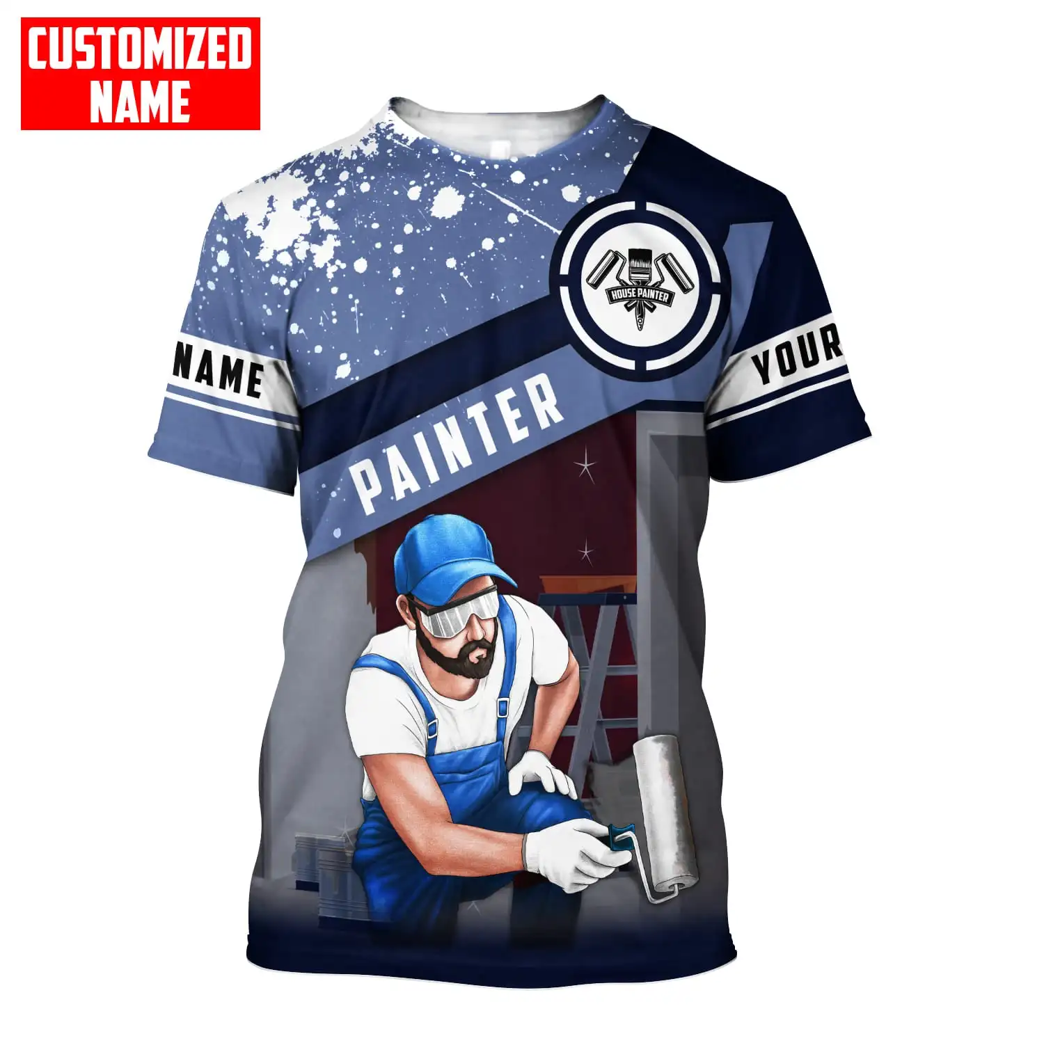 Personalized Name Painter 3D A - đánh giá và giá Streetwear Brand T Shirt