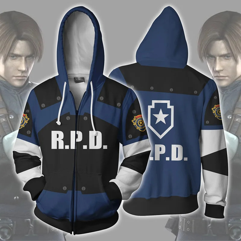 2025 enen Movie Resident Evil  - đánh giá và giá Streetwear Zipper