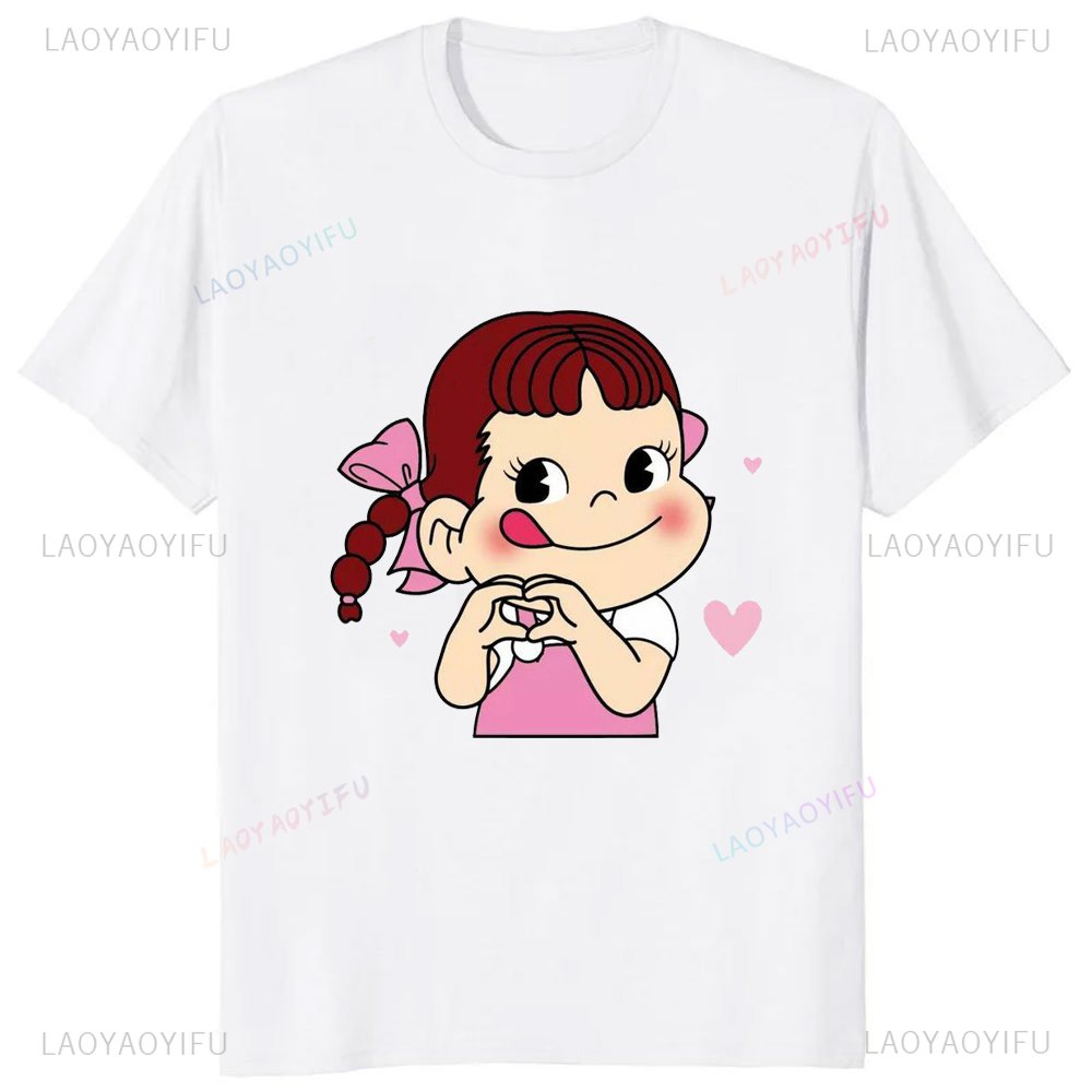 Japanese Kawaii Girl Milk Peko - đánh giá và giá Streetwear Brand T Shirt