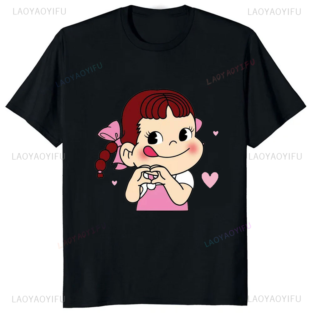 Japanese Kawaii Girl Milk Peko - đánh giá và giá Streetwear Brand T Shirt