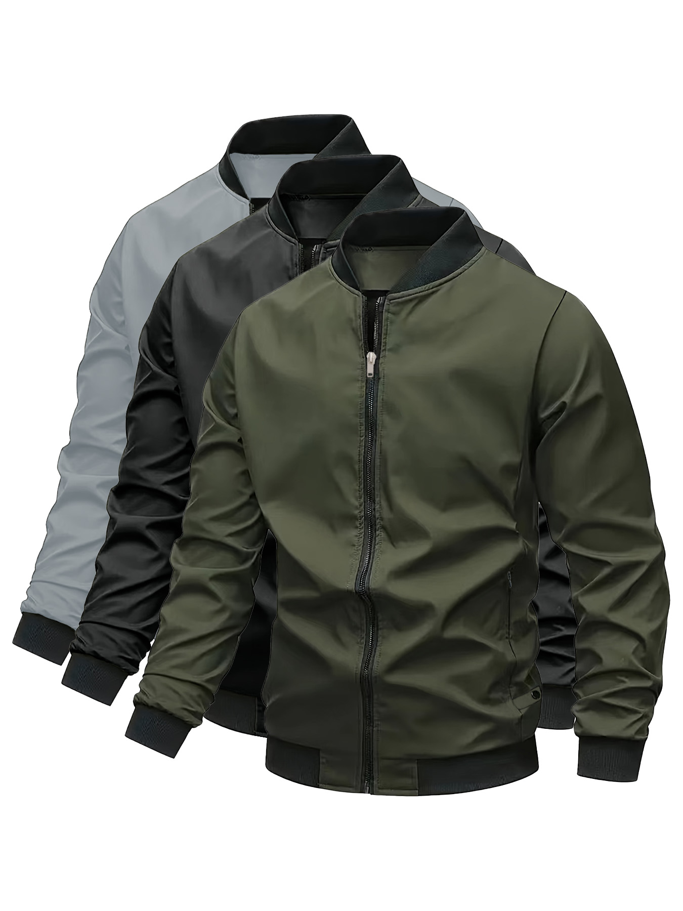 Men's zip-up baseball jacket,  - đánh giá và giá Streetwear Zipper