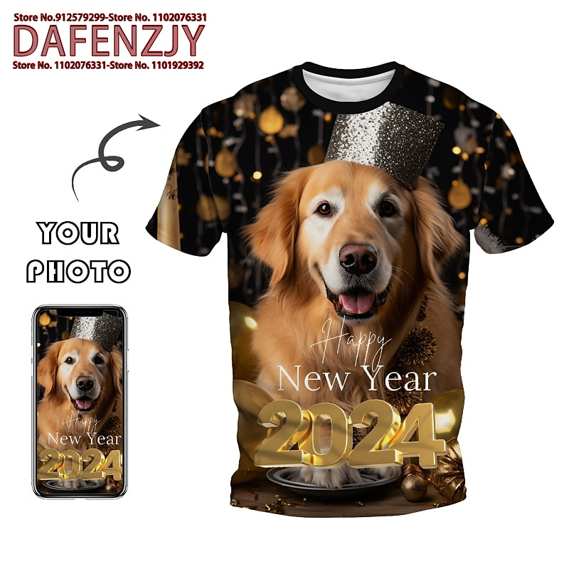 Custom Funny Pet Photo 3D All  - đánh giá và giá Streetwear Brand T Shirt