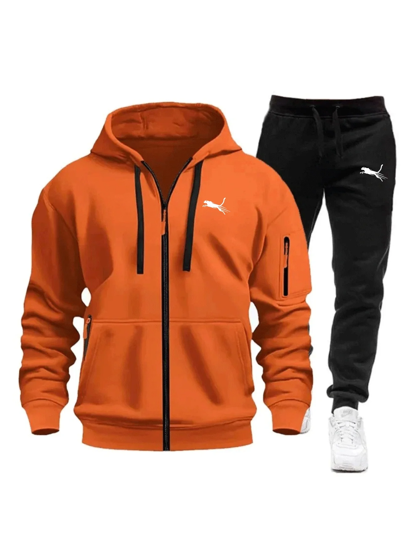 Men Casual Sweatshirt Suit Dai - đánh giá và giá Streetwear Zipper