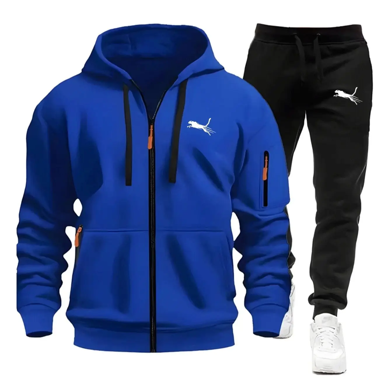Men Casual Sweatshirt Suit Dai - đánh giá và giá Streetwear Zipper